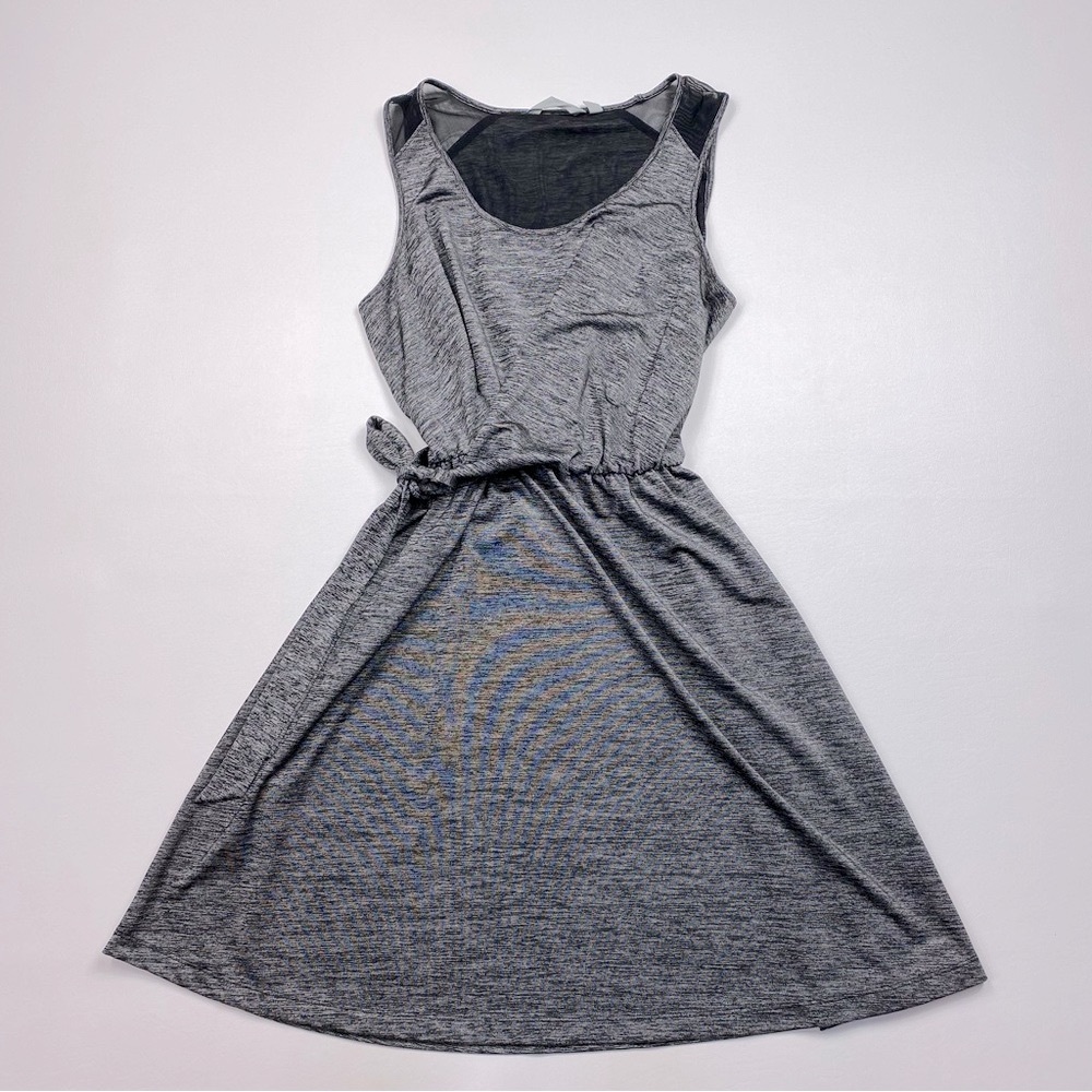 Athleta Gray Faux Wrap Dress Size Medium - Picture 5 of 7